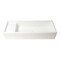 Alfi Brand 39 inch White Above Mount Fireclay Bathroom Trough Sink AB39TR - alternate 3